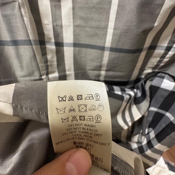 Burberry London Check Button Up Shirt (Size 10) - Picture 4 of 7